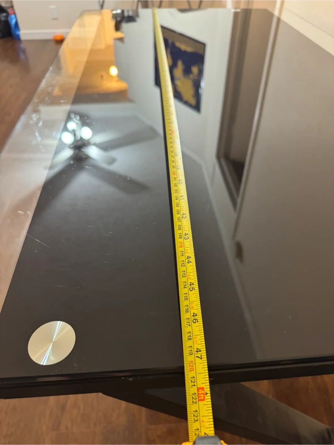 Black Glass Table/Desk image indicator(5)