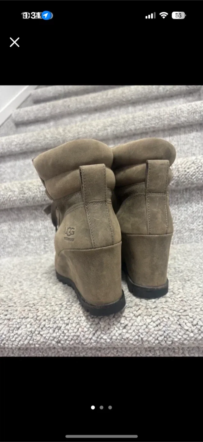 UGG Wedge Boots - Size 7