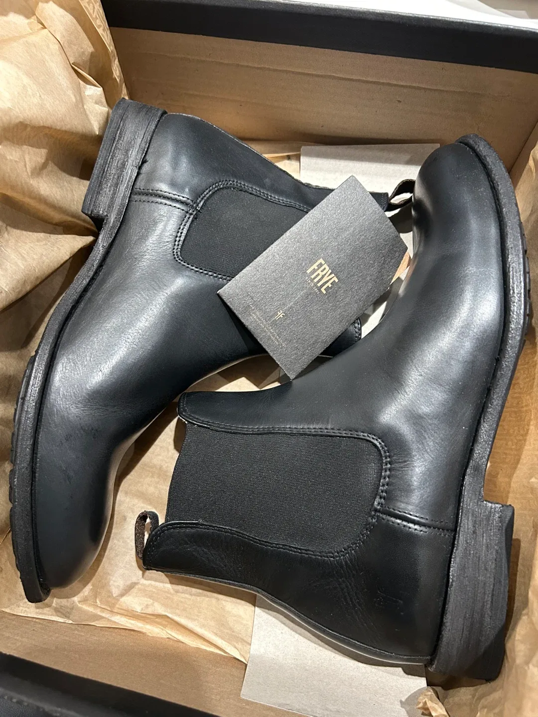 Frye Chelsea Boots - Size 10.5 - Black