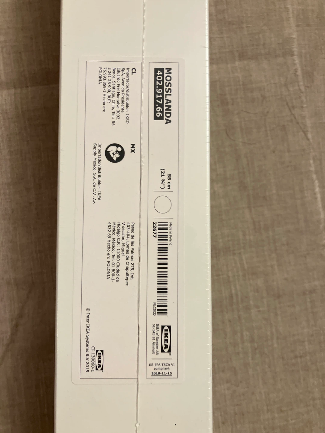 IKEA Mosslanda Picture Ledge - 55 cm