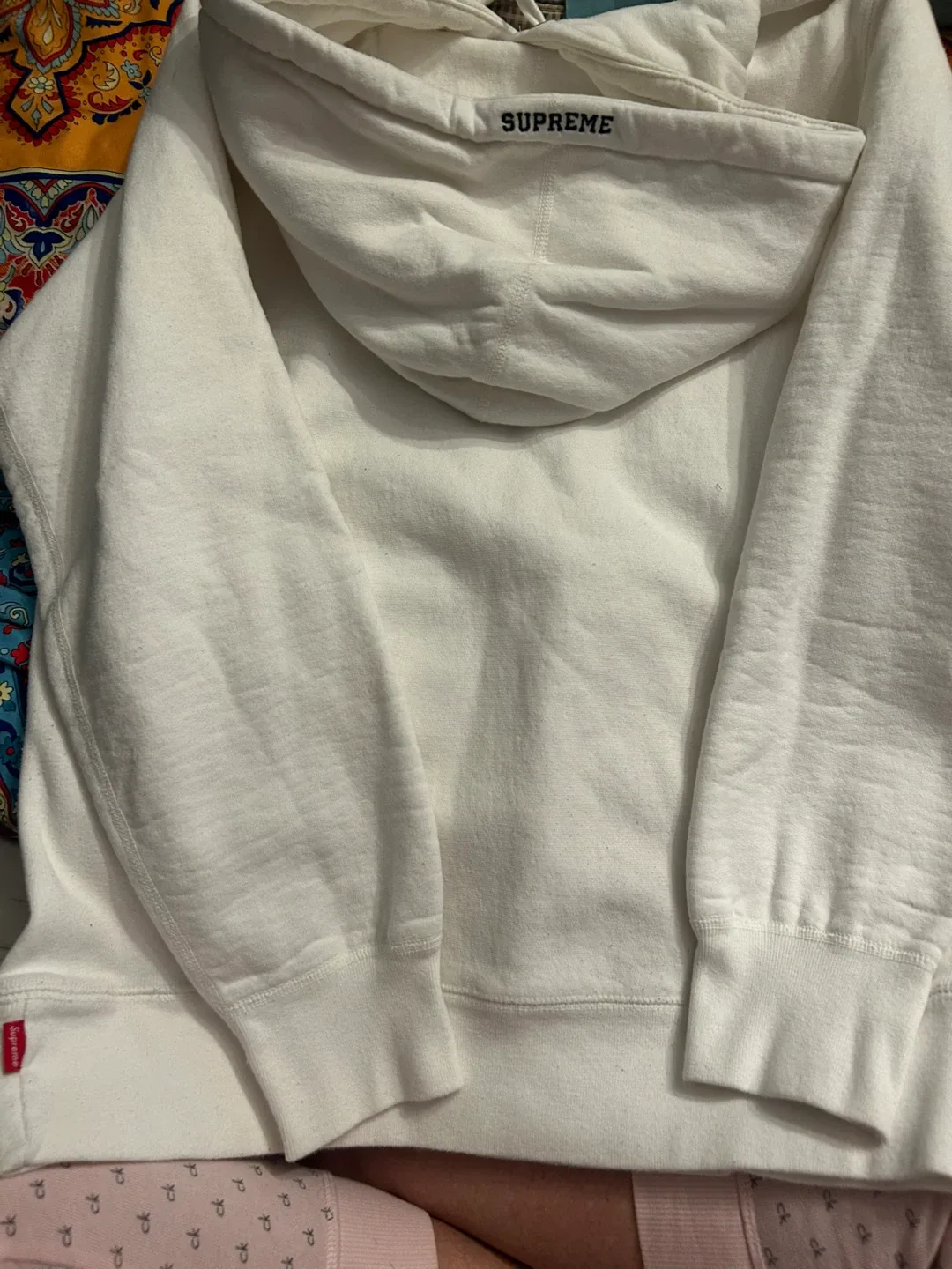 Supreme x Playboy Hoodie Size Medium White image indicator(5)