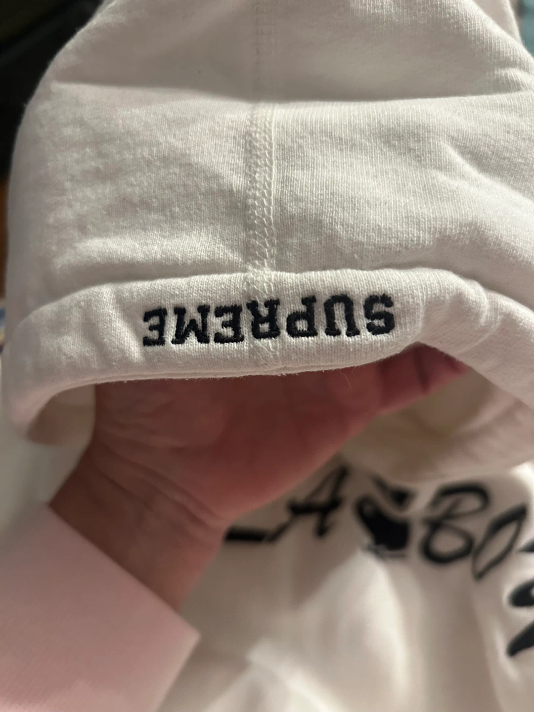 Supreme x Playboy Hoodie Size Medium White - photo 4