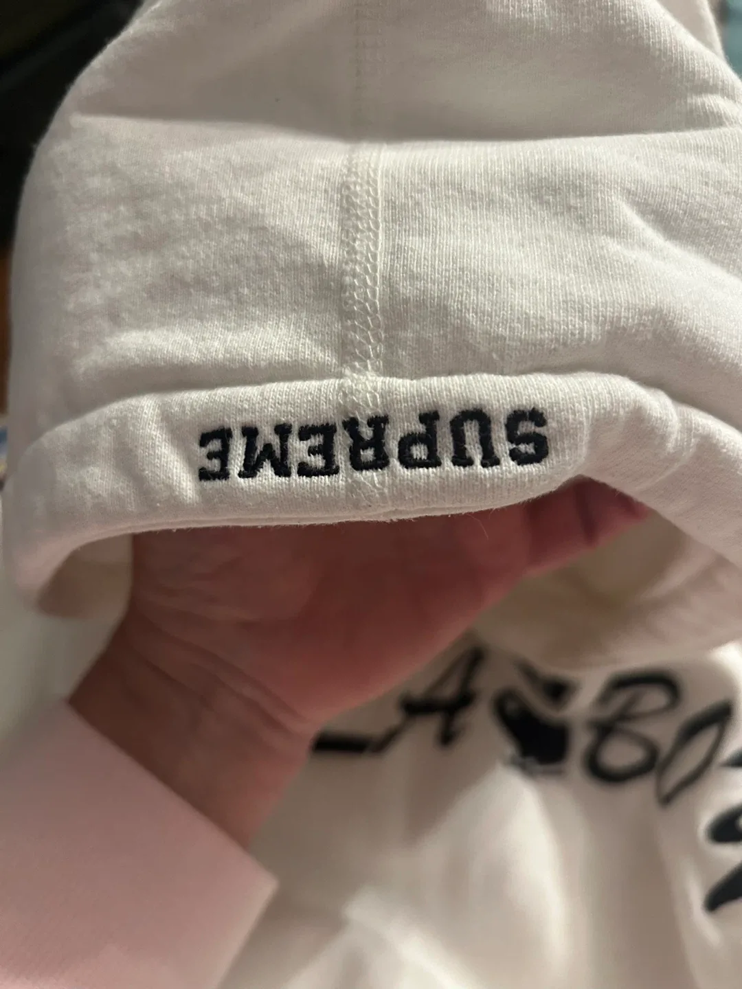 Supreme x Playboy Hoodie Size Medium White image indicator(4)