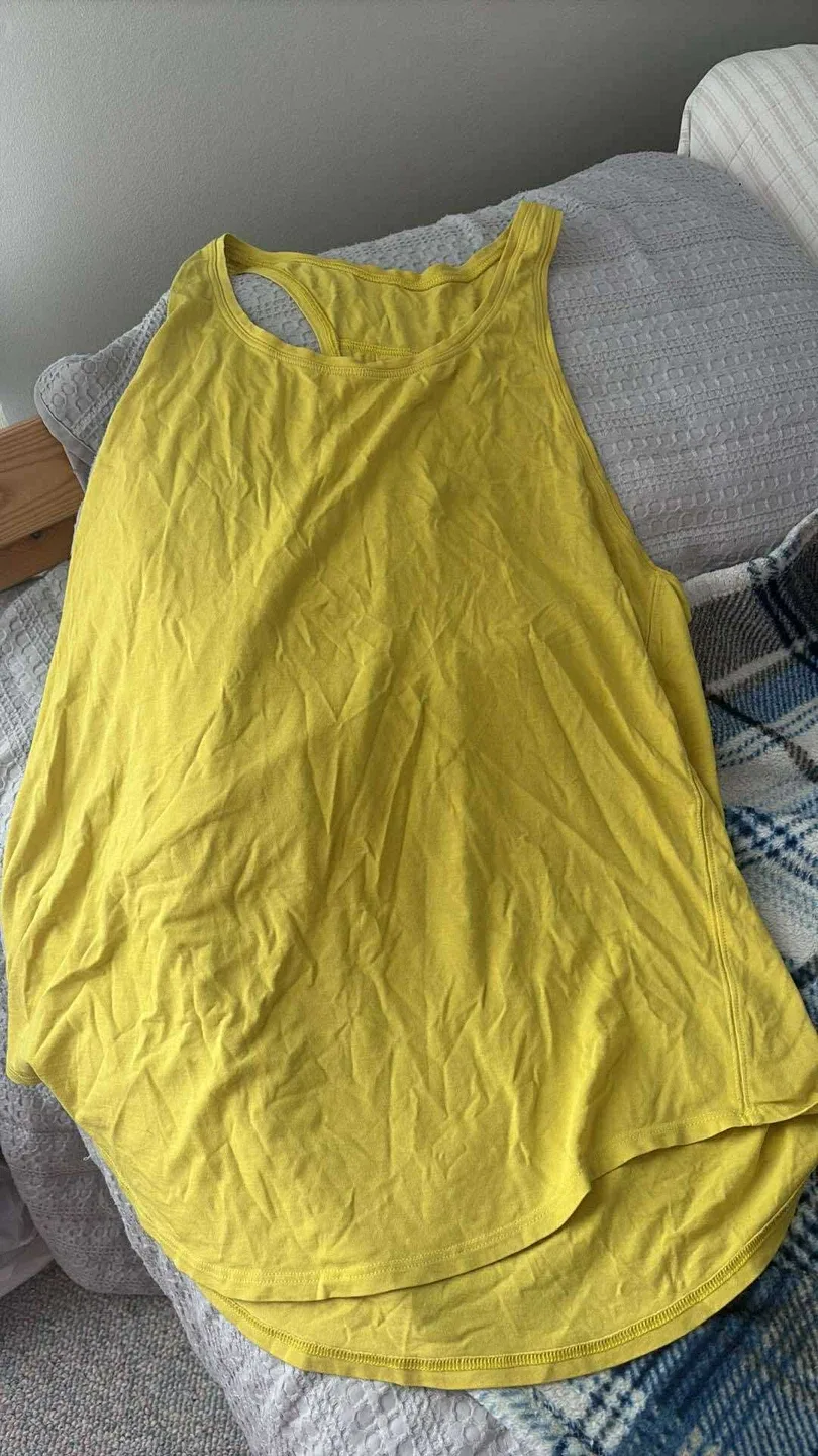 Lululemon Yellow Tank Top