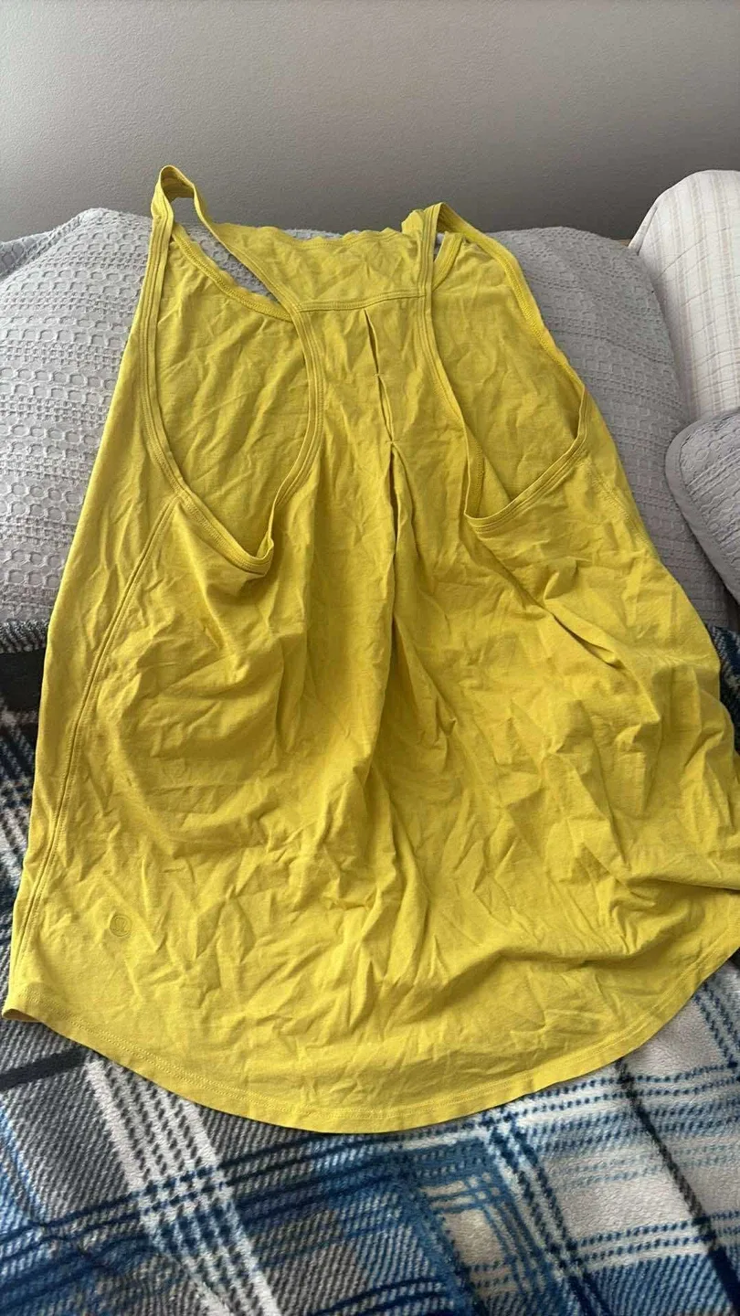 Lululemon Yellow Tank Top image indicator(2)
