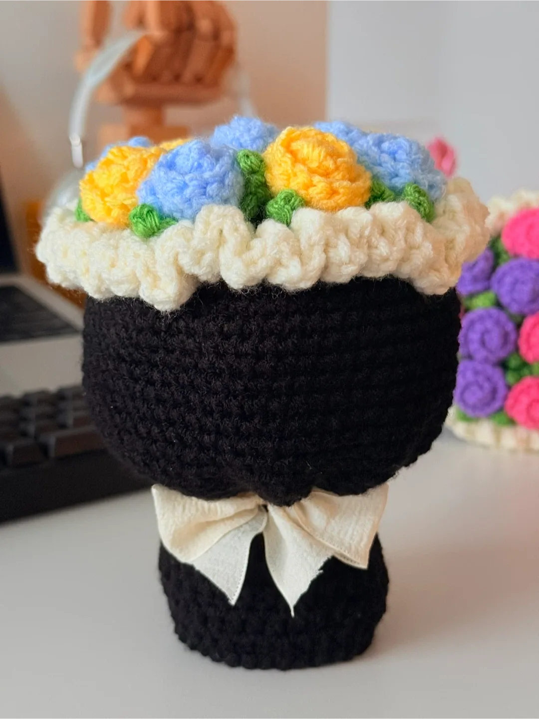 Handmade crochet flower bouquets (big size)