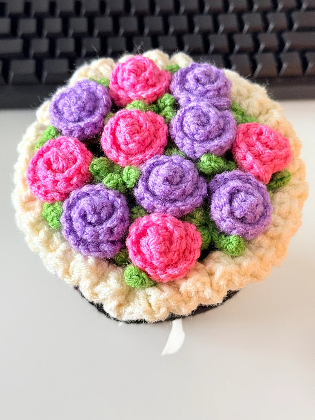 Handmade crochet flower bouquets (big size) - photo 2