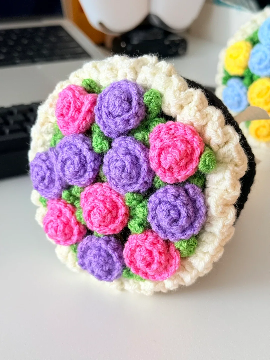 Handmade crochet flower bouquets (big size)