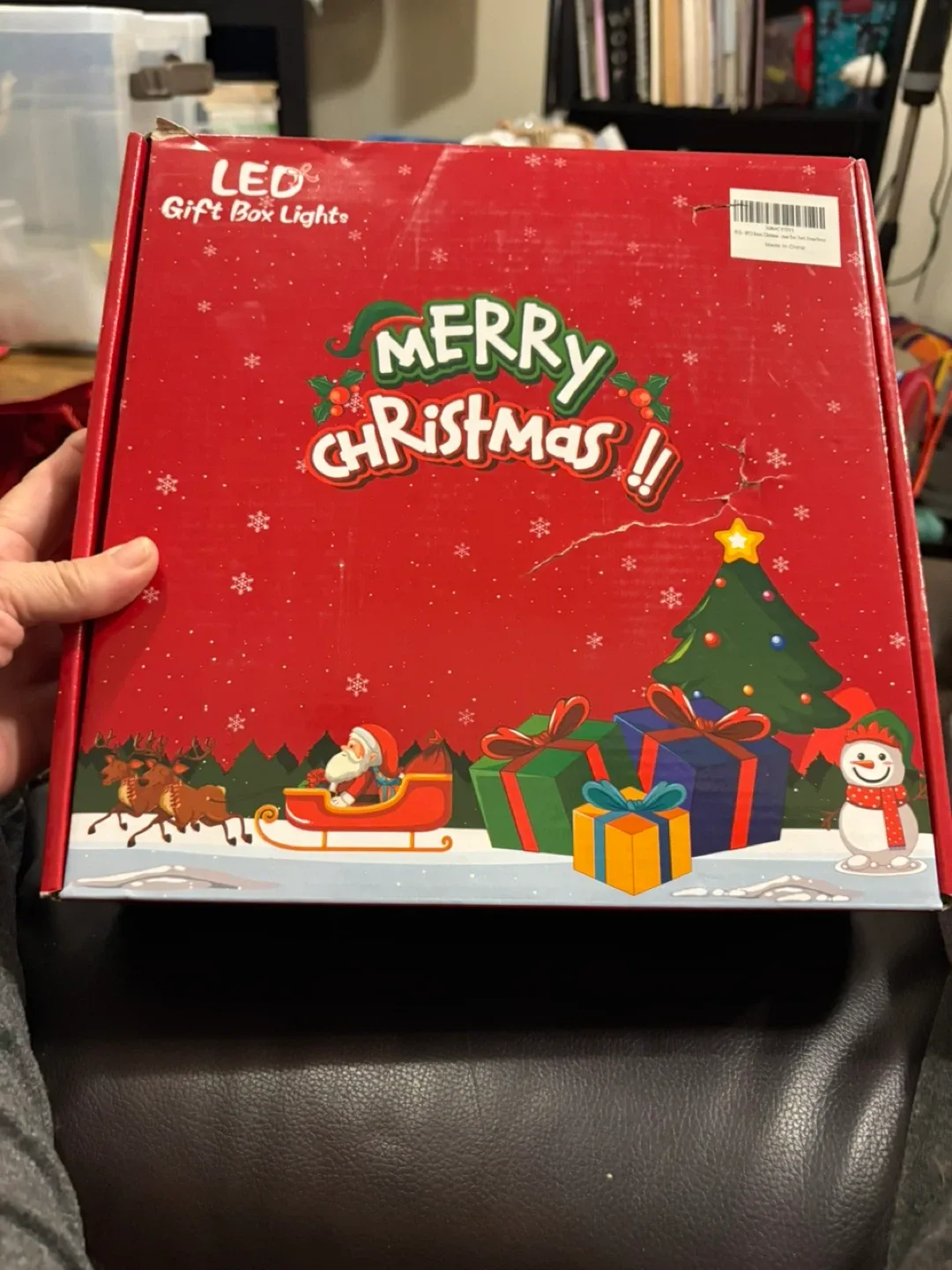 Christmas Decoration Lighted Gift Boxes - Set of 3