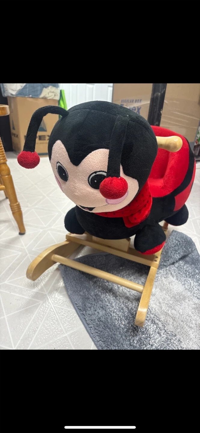 Ladybug Rocking Animal Ride-On Toy - photo 2