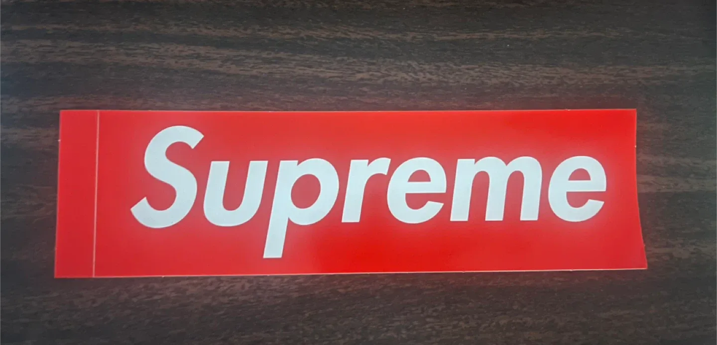 Supreme Red Box Logo Sticker