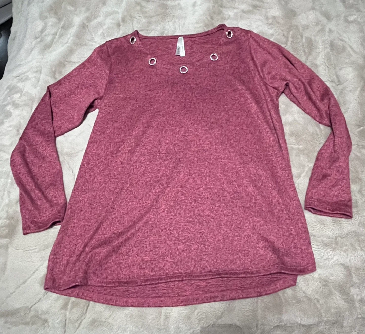 Dark Pink Long Sleeve Top image indicator(6)