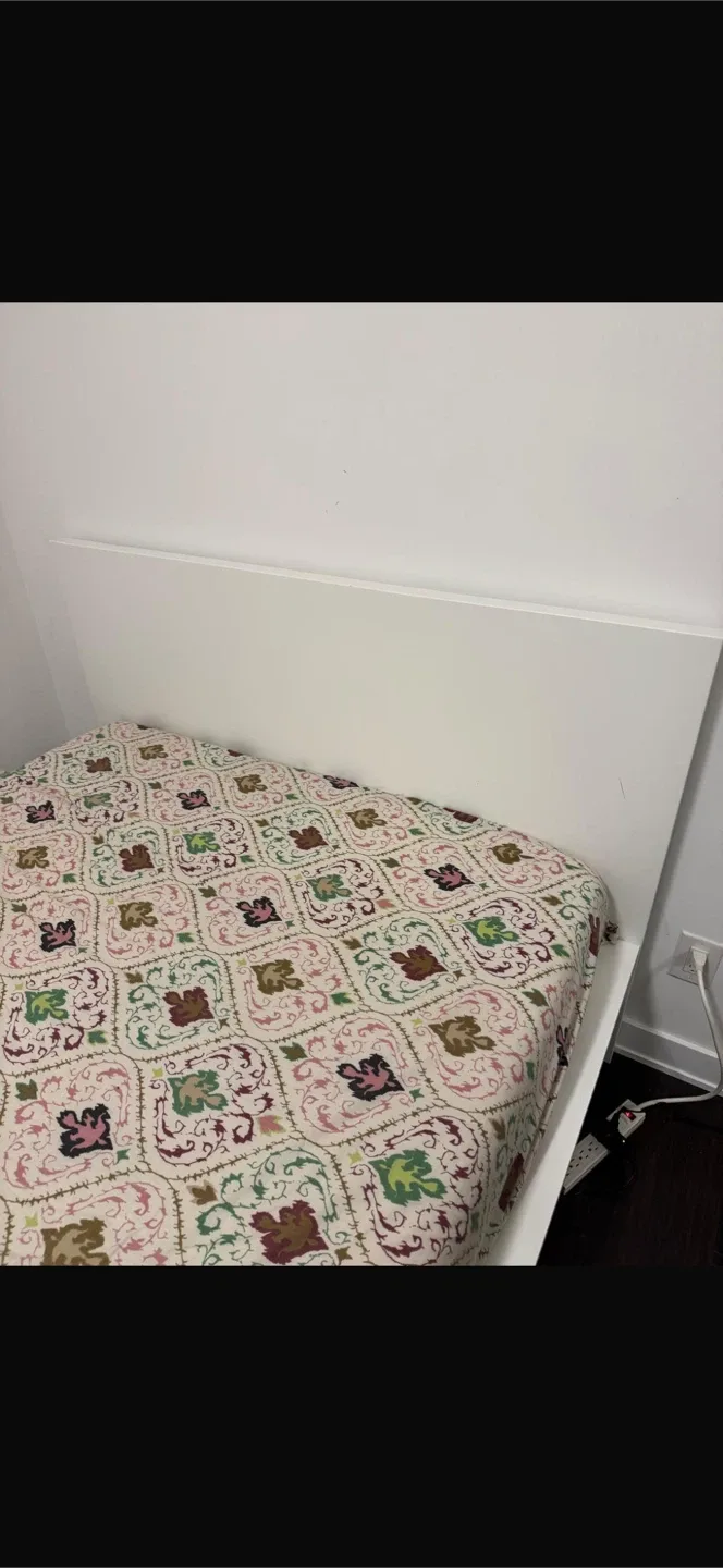 Double Bed Frame and Mattress