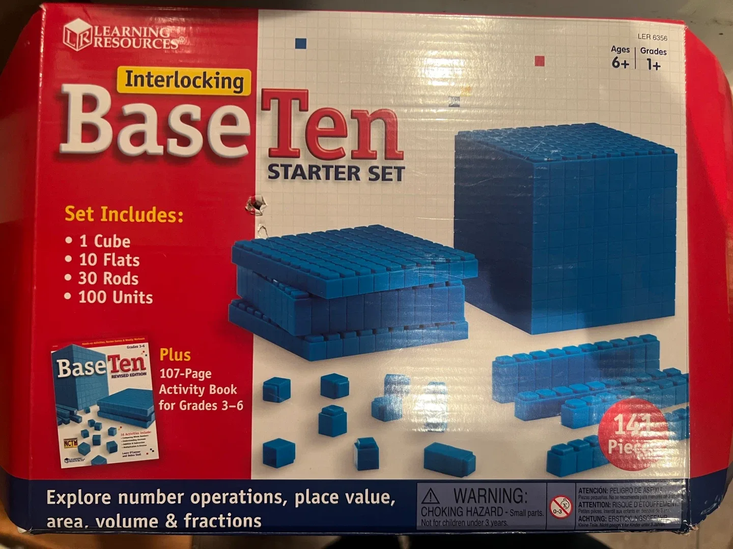 Learning Resources Interlocking Base Ten Starter Set