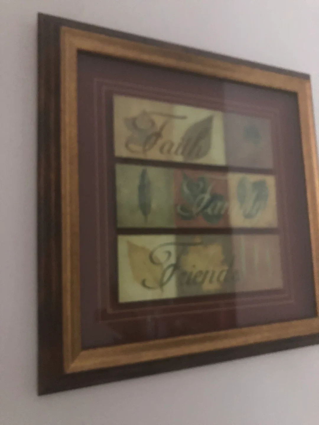 Framed 'Faith, Family, Friends' Wall Art image indicator(2)