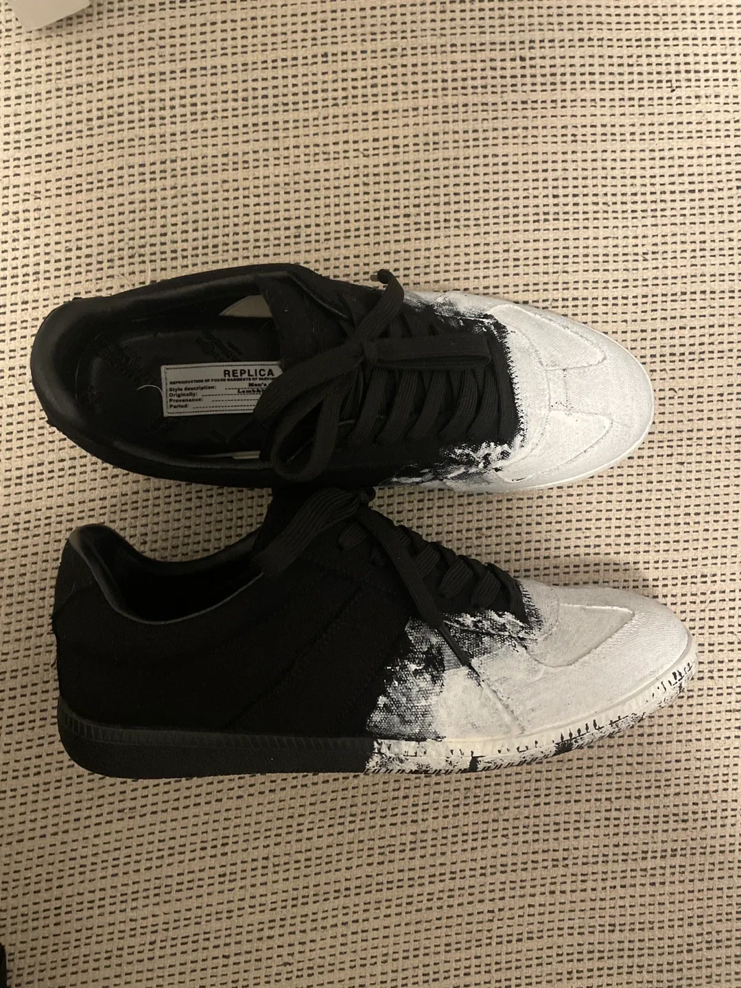 Maison Margiela Replica Sneakers, Size 10