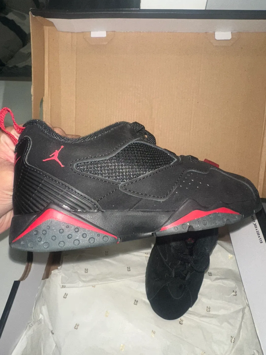 Brand New Air Jordan 7 Retro Kids – Size 13C image indicator(3)