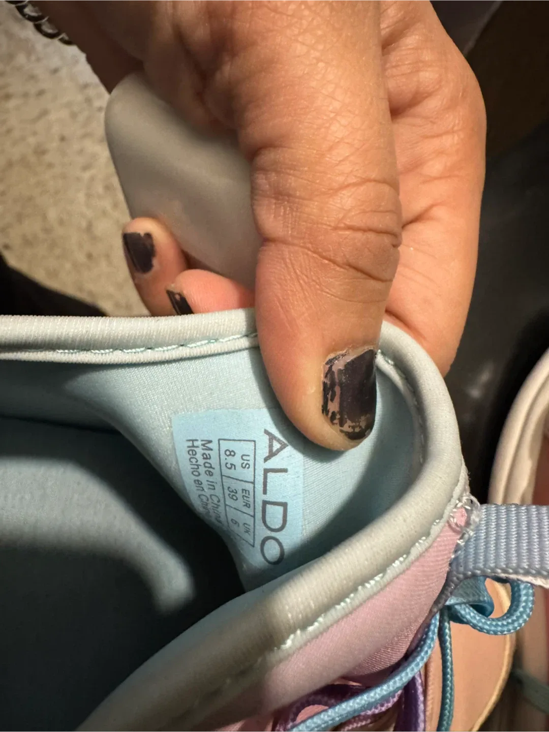 Aldo Pastel Sneakers - Size 8.5