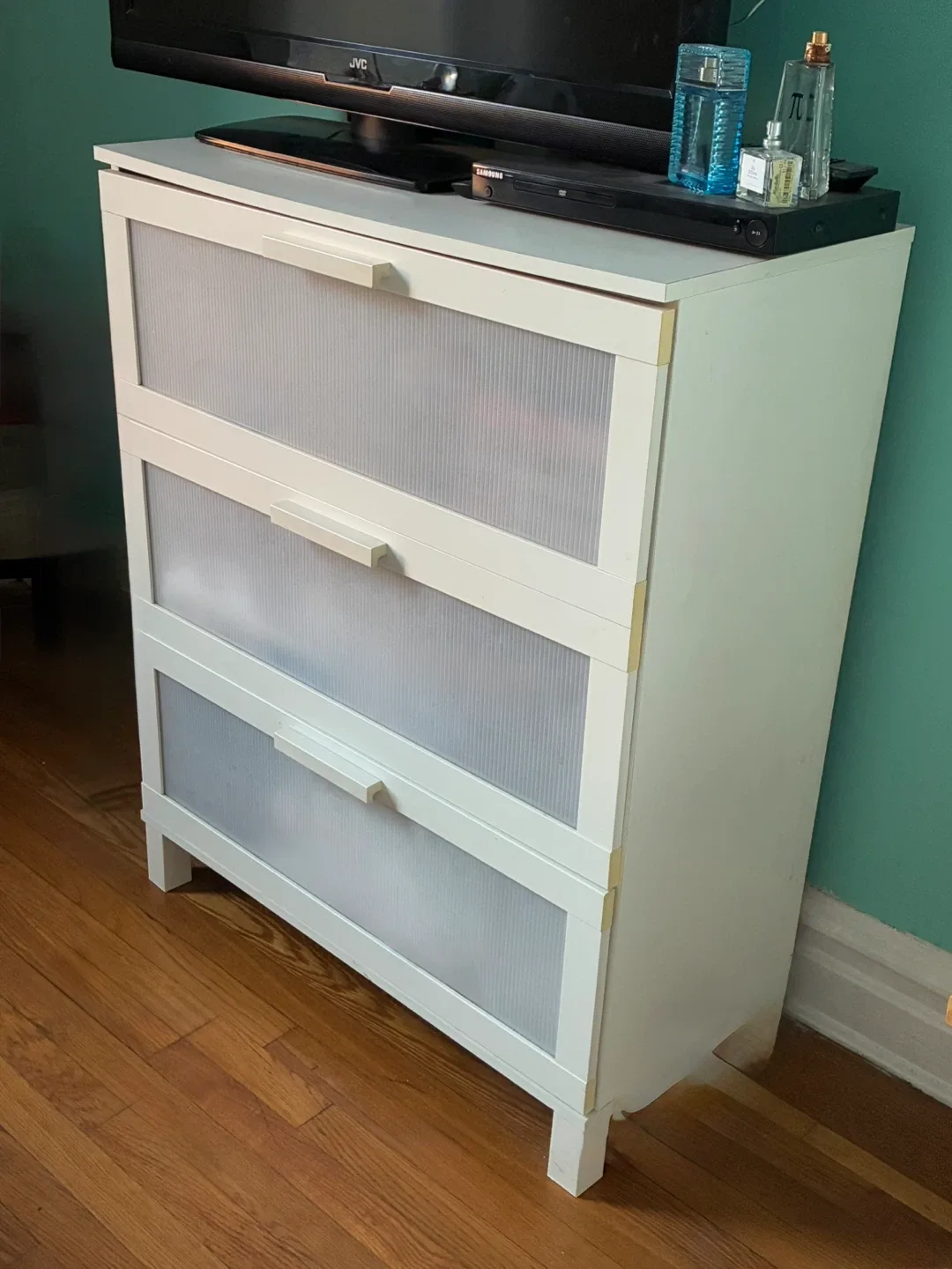 IKEA White Queen Bed Frame & Chest Set image indicator(5)