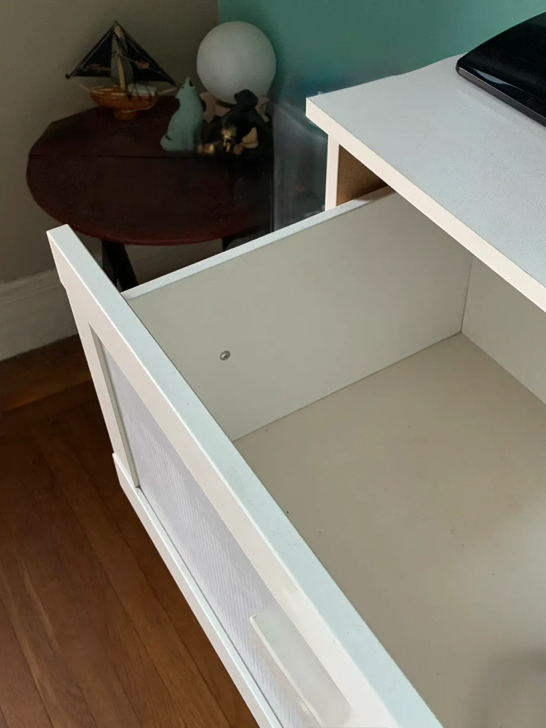 IKEA White Queen Bed Frame & Chest Set image indicator(7)