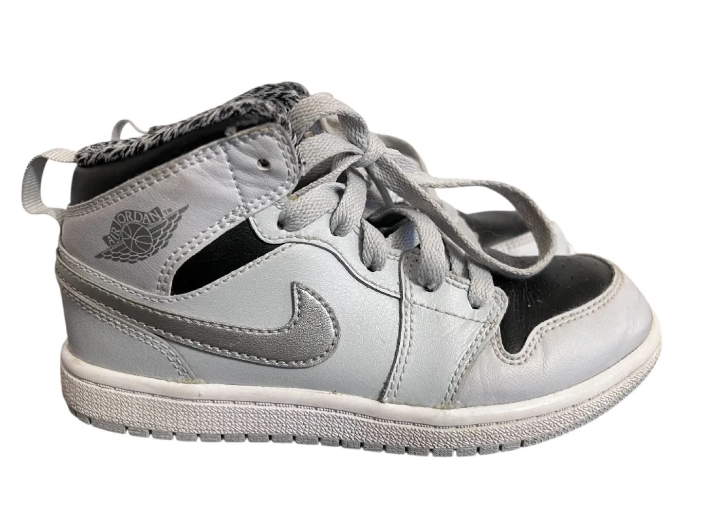 Air Jordan 1 Retro High Kids – Size 13C (Grey/Black)