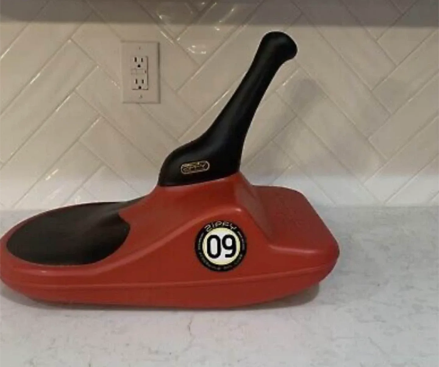 Zipfy 09 Red Freestyle Mini Luge Snow Sled Alpine