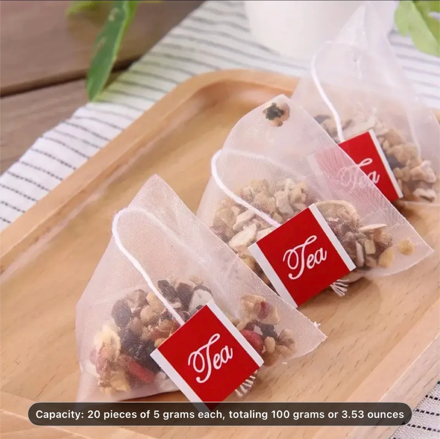 Five Treasures Ginseng Tea by SIFANGDA 100g, 5g × 20pcs image indicator(6)