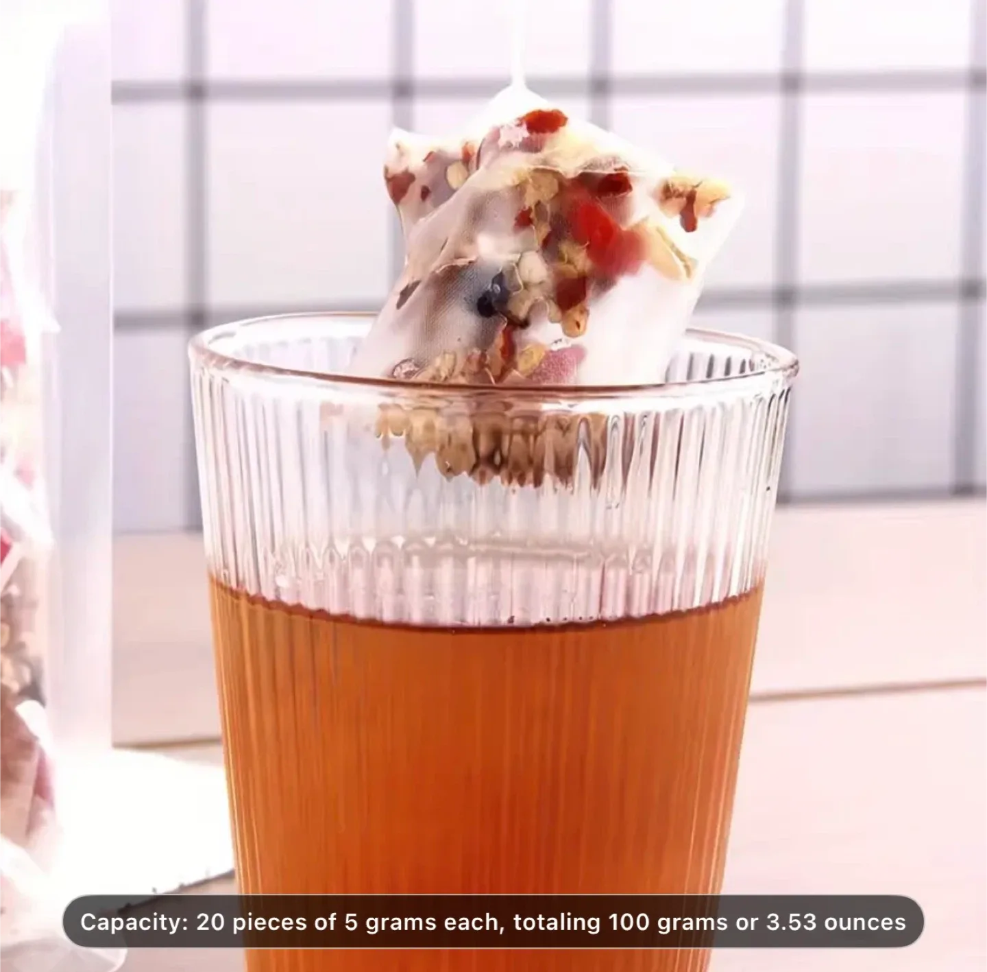 Five Treasures Ginseng Tea by SIFANGDA 100g, 5g × 20pcs image indicator(7)