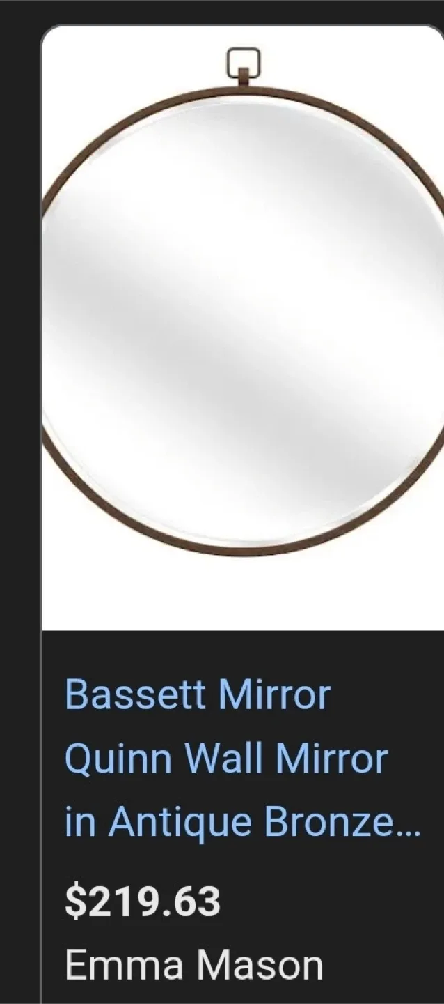 Bassett Mirror Quinn Wall Mirror image indicator(5)