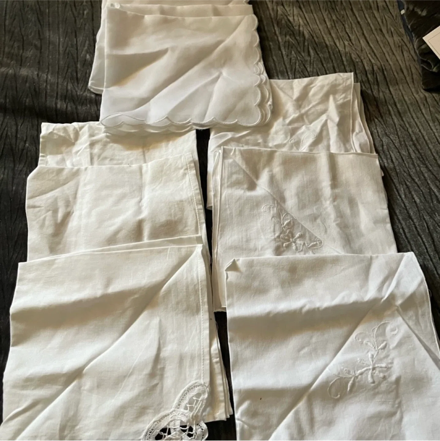 Cloth Napkins - 3 sets of 4 each, 1 set of 6, 1 set of 8 image indicator(2)