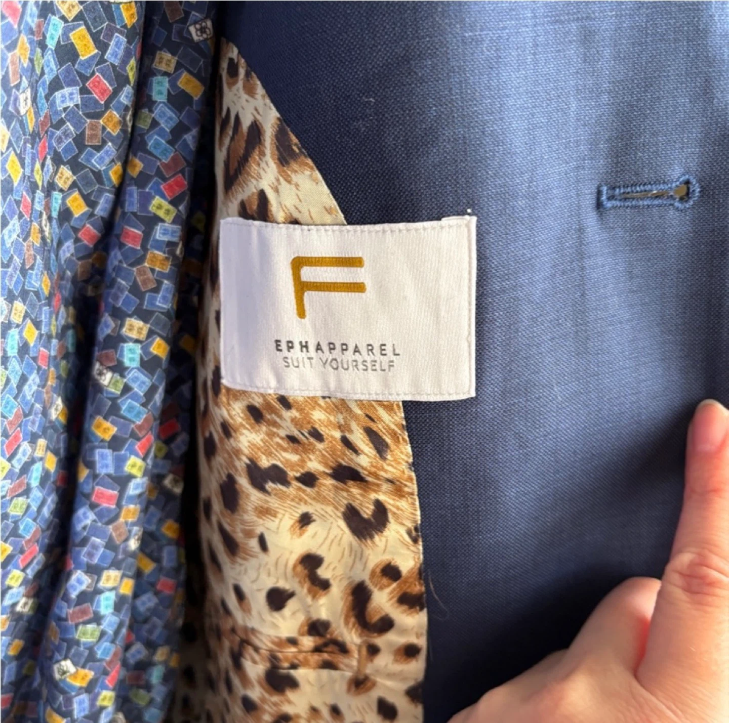EphApparel Blue Suit Jacket & Pants - photo 5