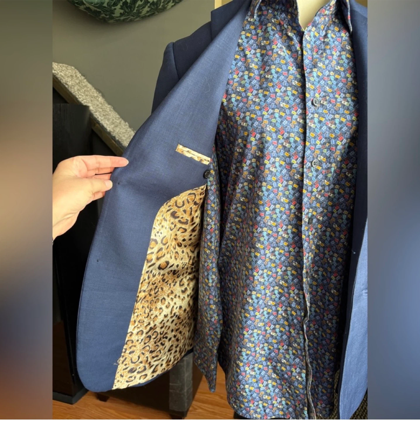 EphApparel Blue Suit Jacket & Pants - photo 2