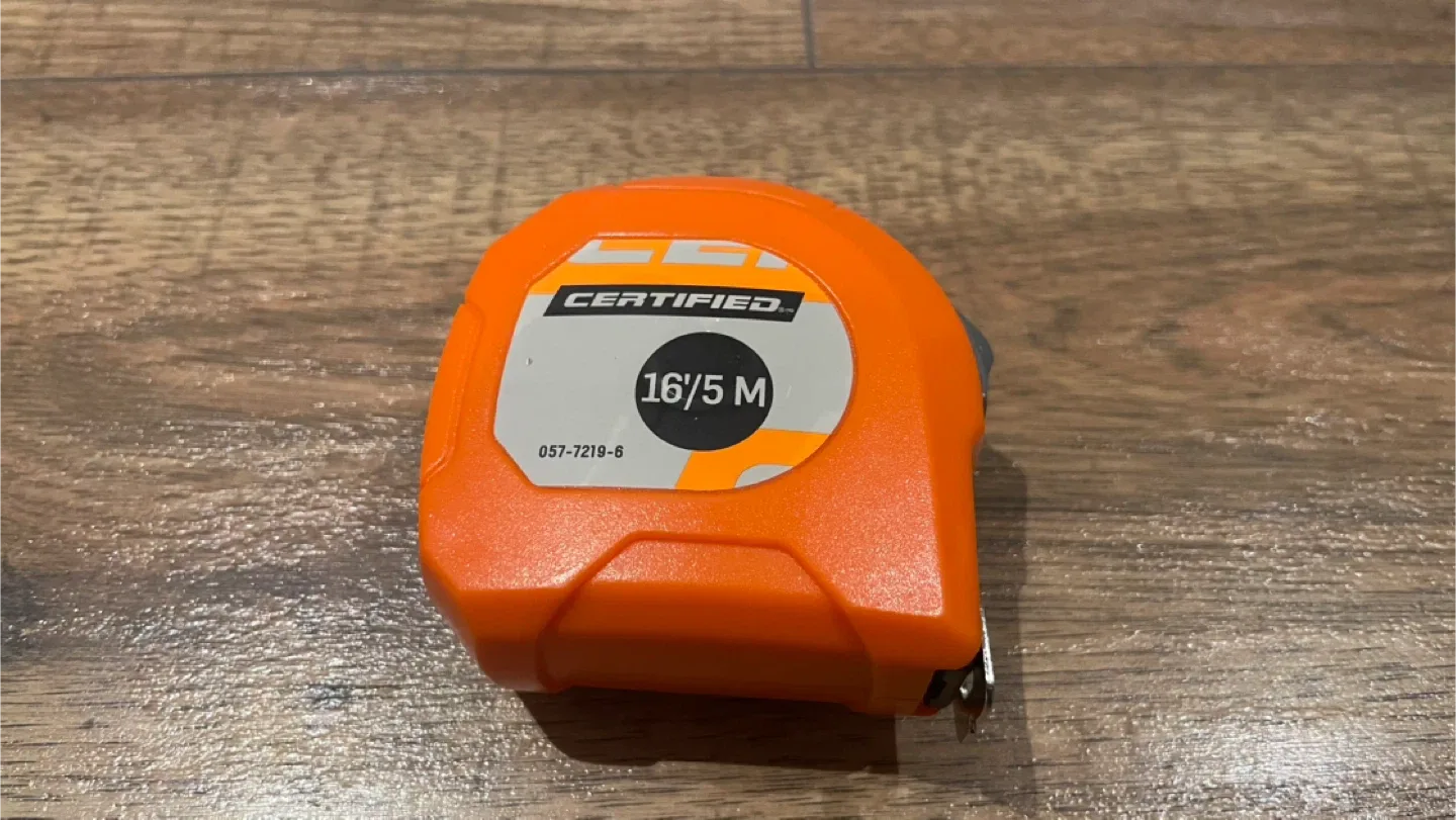 Certified 16ft/5m Tape Measure