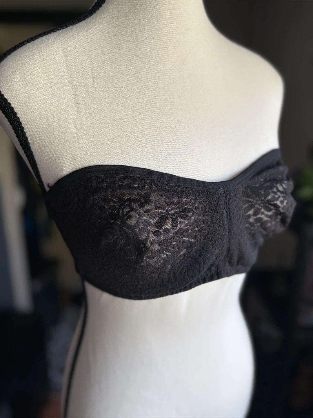 Wacoal Black Lace Strapless Bra - photo 3