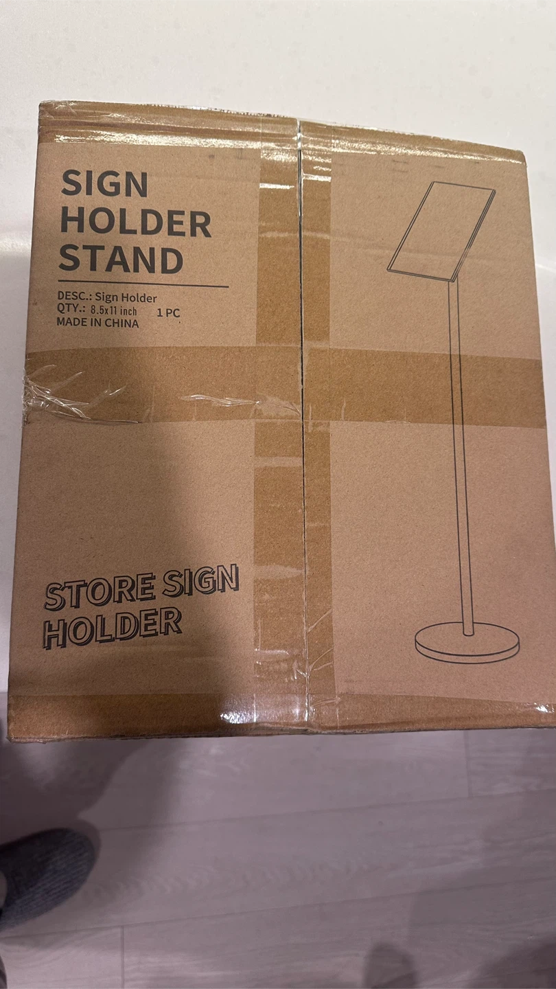 Sign Holder Stand - 8.5x11 inch