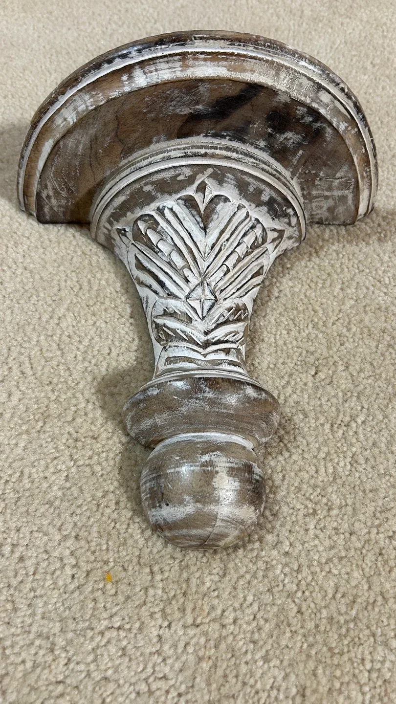 Brand new Rustic Wood Wall Shelf image indicator(2)