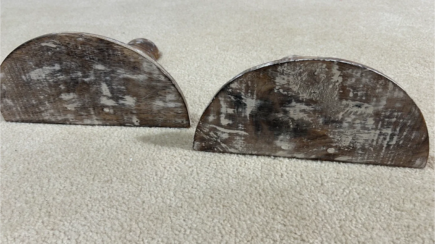Brand new Rustic Wood Wall Shelf image indicator(5)