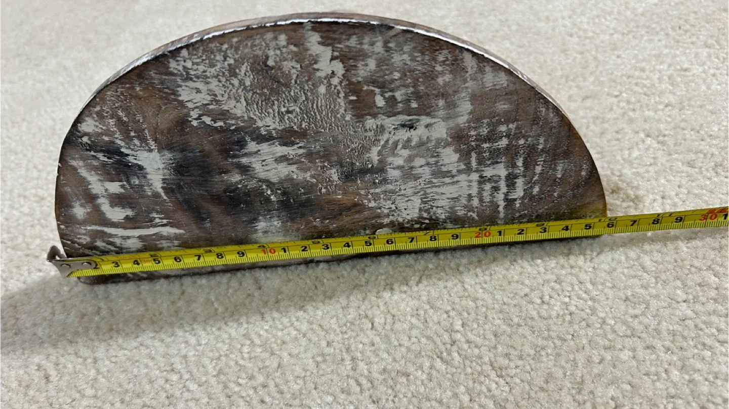 Brand new Rustic Wood Wall Shelf image indicator(7)