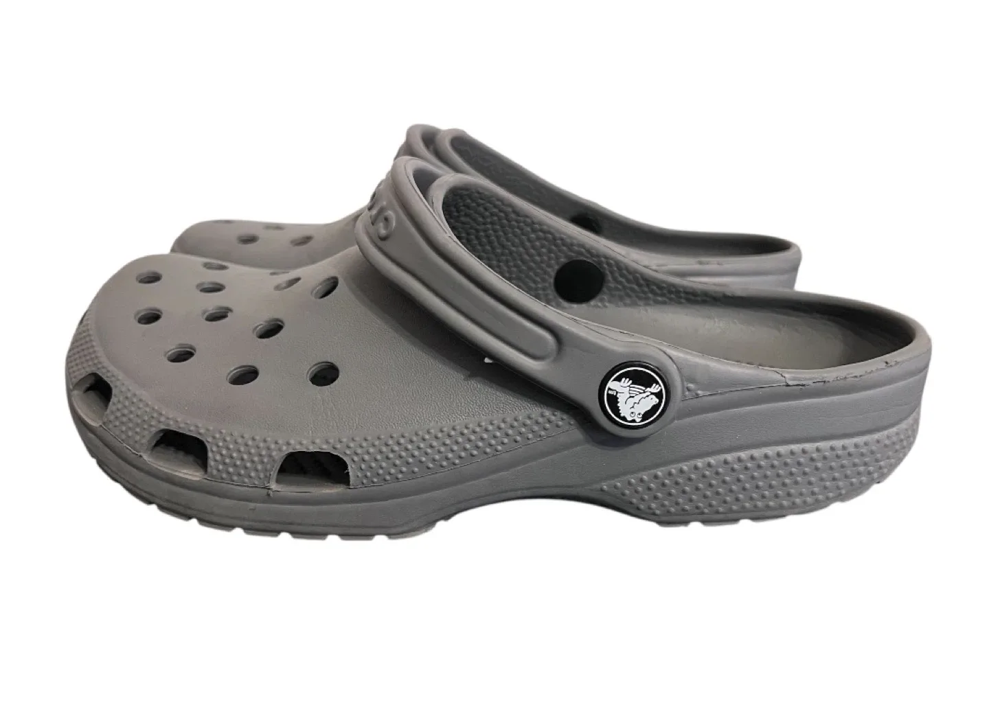 Grey Crocs – Size 7 Women / 5 Men