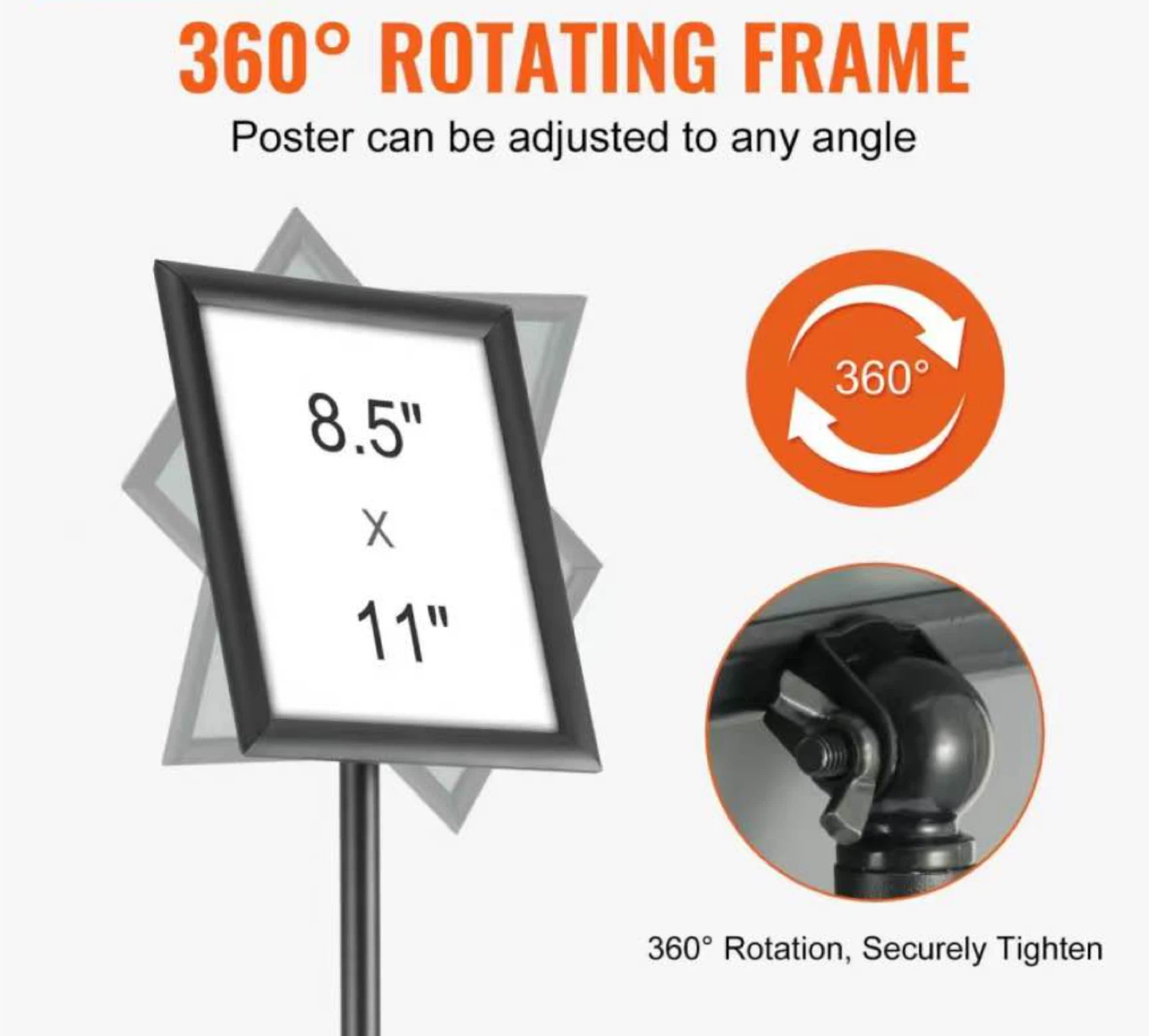 Sign Holder Stand - 8.5x11 inch - photo 4