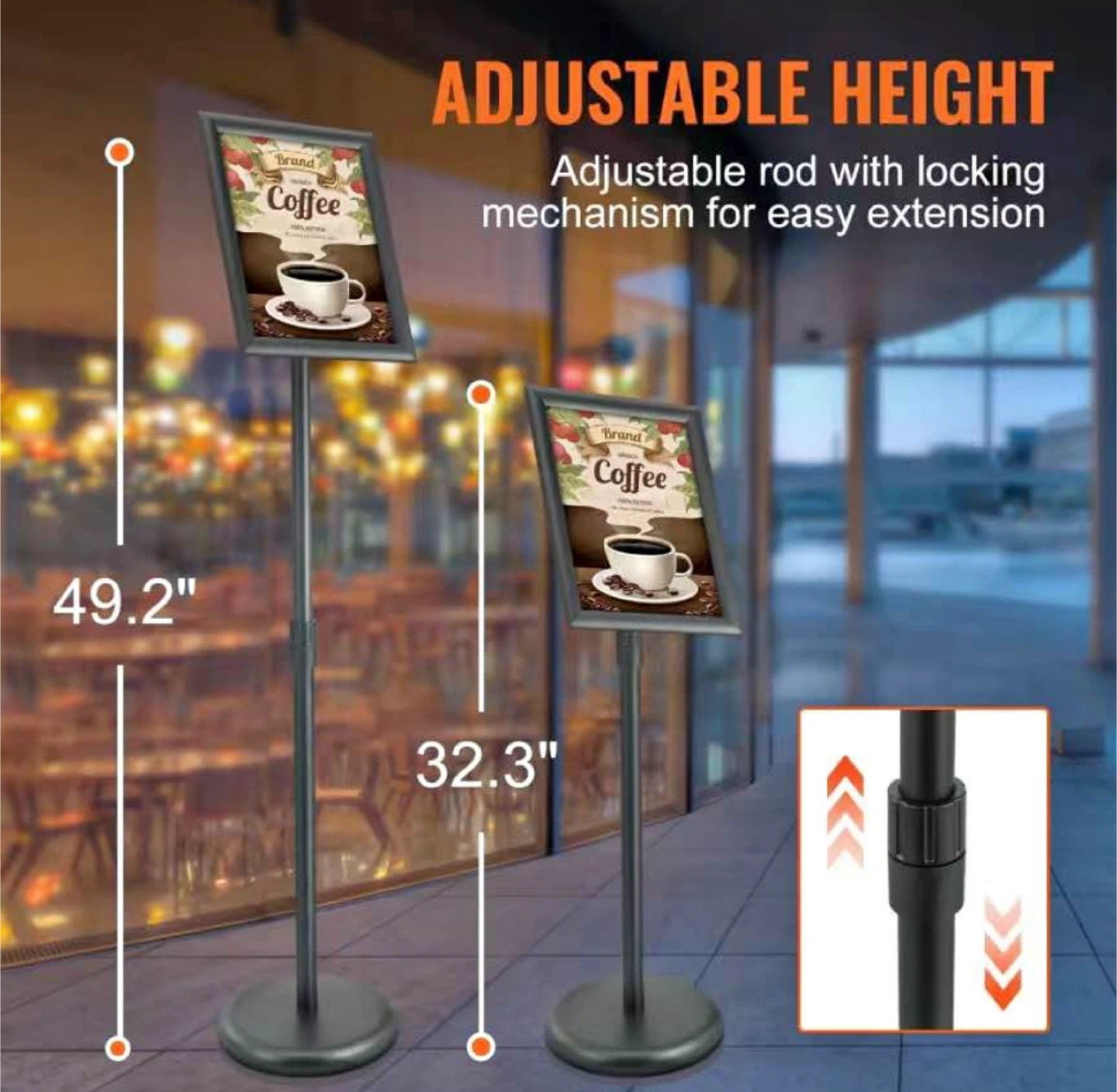 Sign Holder Stand - 8.5x11 inch - photo 3