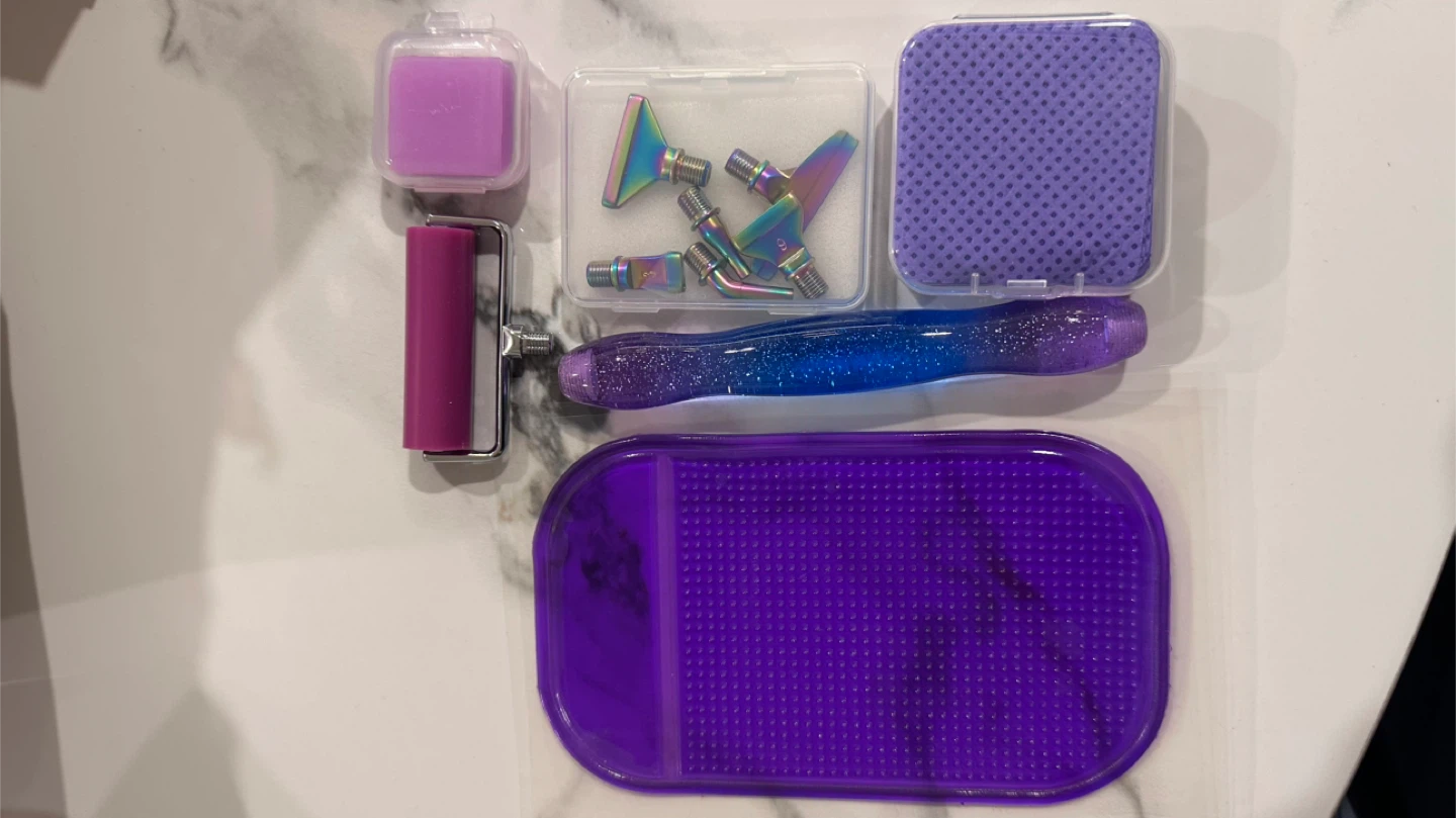 Diamond Painting Tool Kit - Purple - photo 2