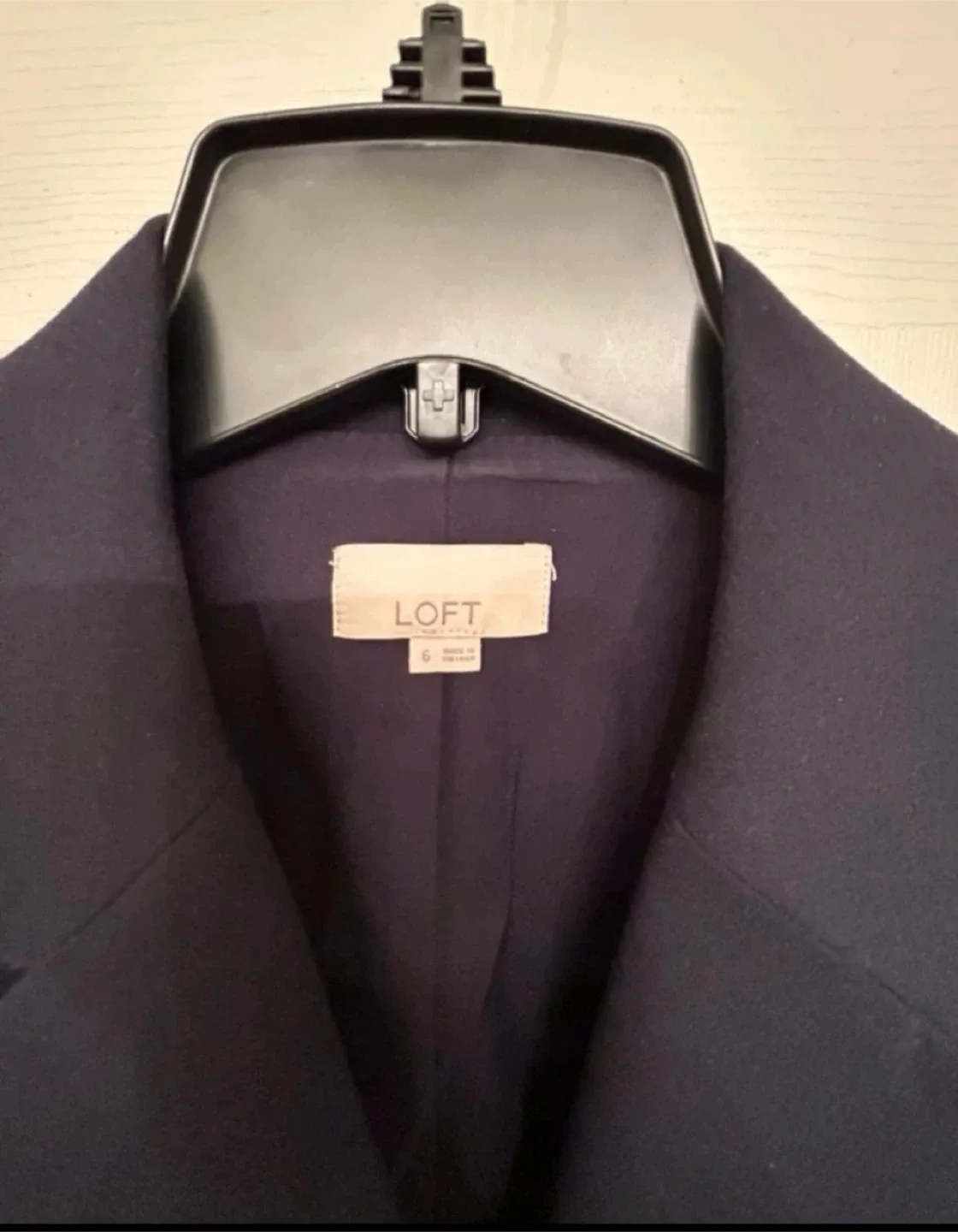 LOFT Navy Blue Blazer #Cleanout image indicator(3)