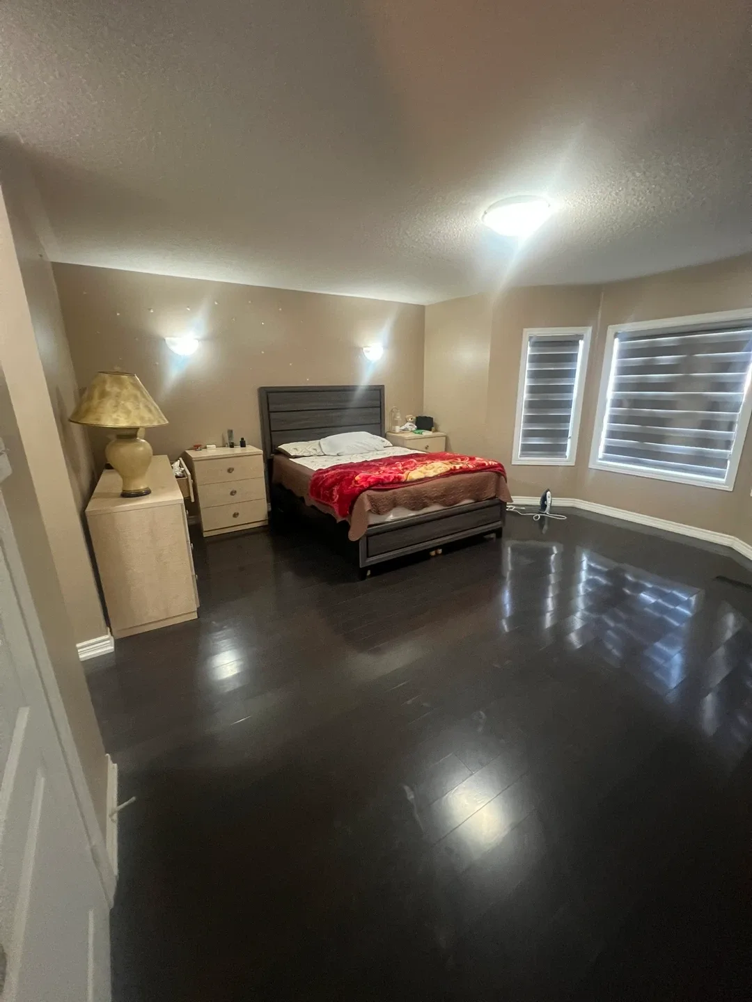 Masterbedroom on upper floor of house