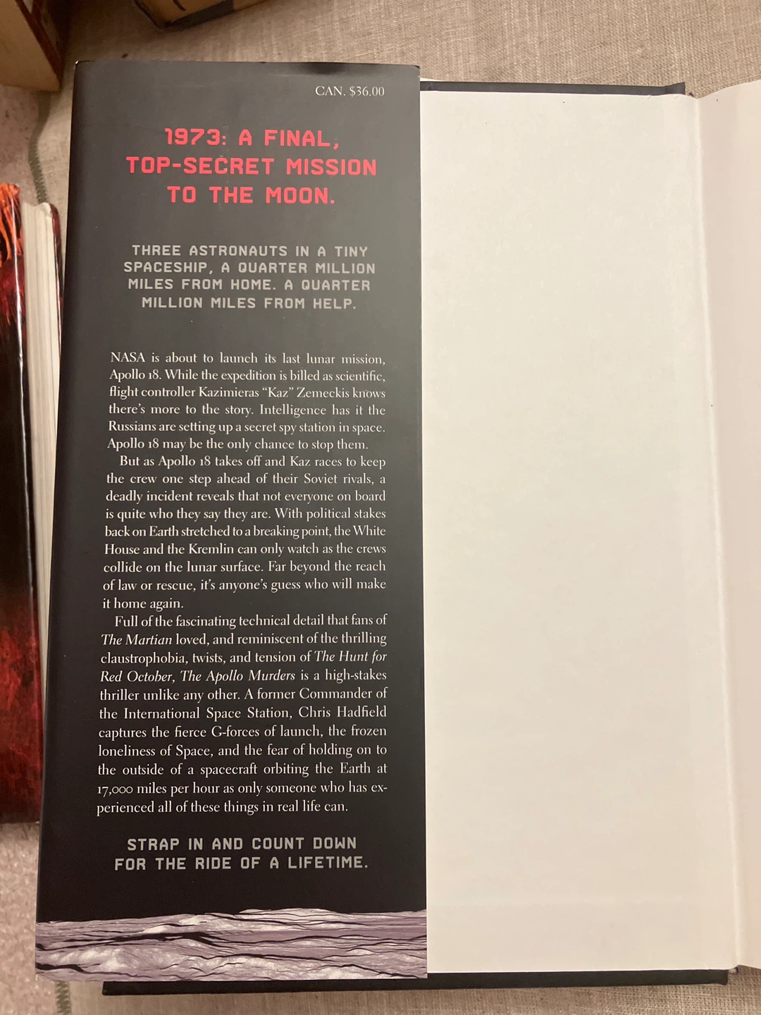 The Apollo Murders by Chris Hadfield - photo 3