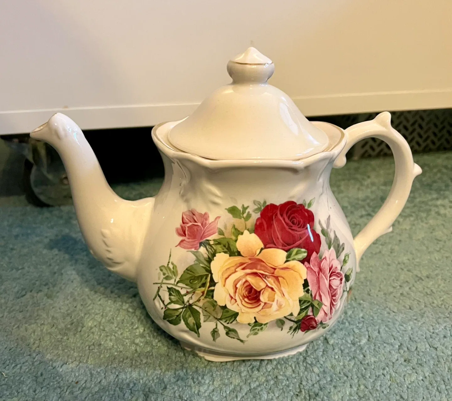 Kensington Potteries Teapot with Floral Design