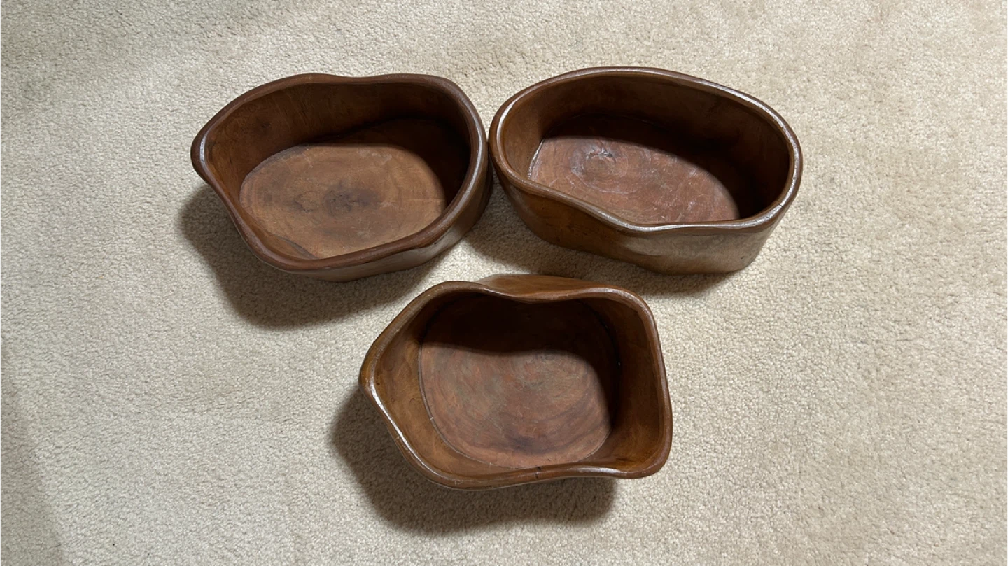 New Wooden Bowl, each bowl $10