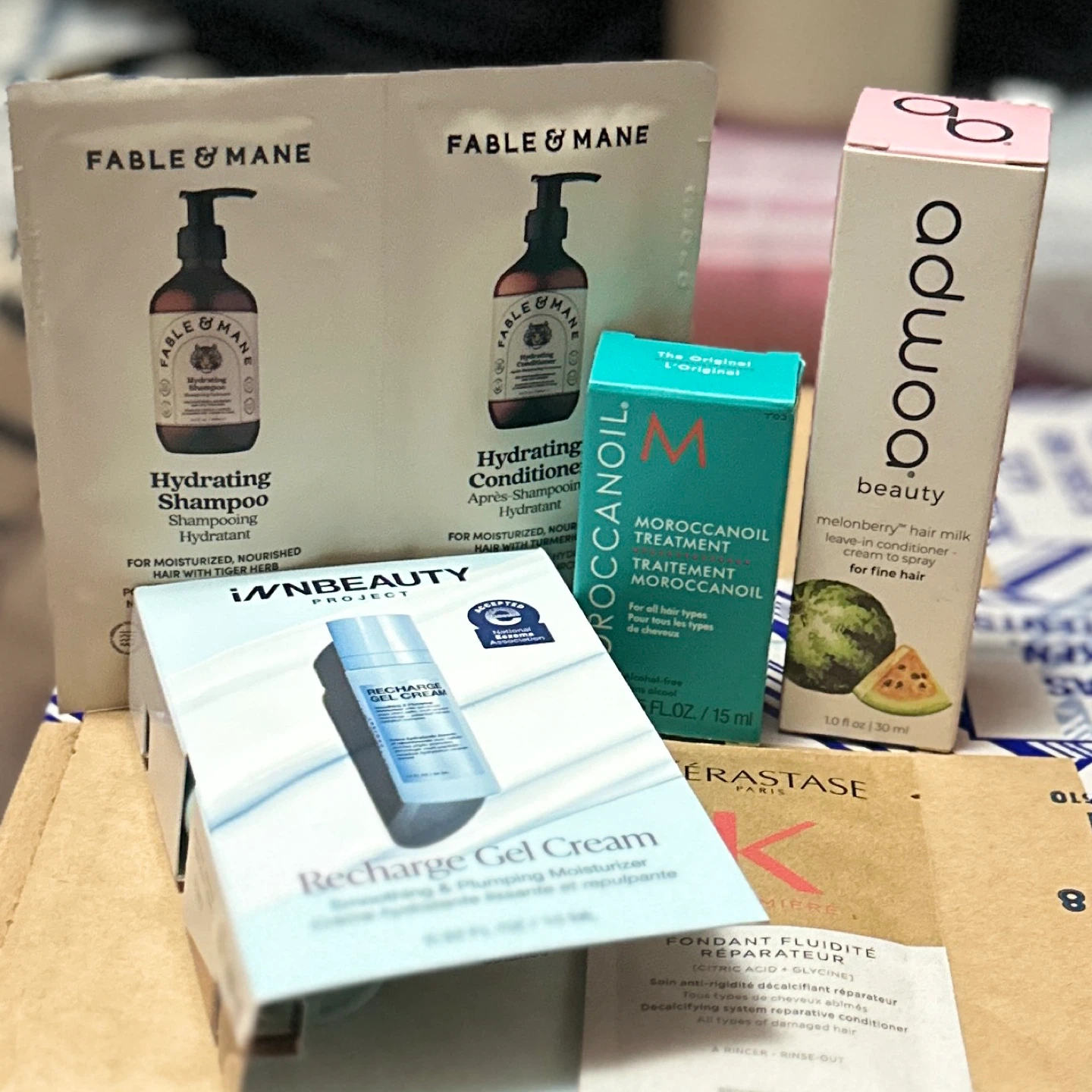Glow-up Haircare Bundle: Fable & Mane, Moroccanoil, Adwoa & More