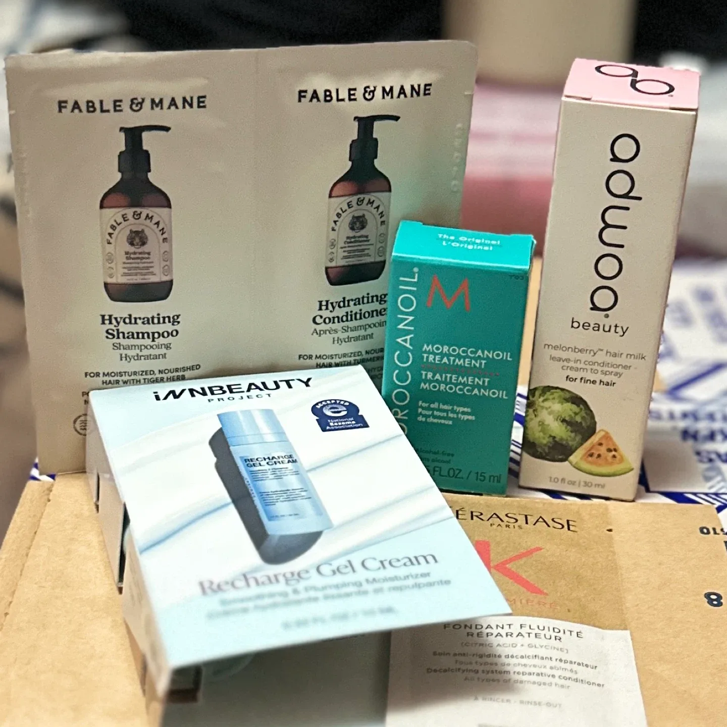 Glow-up Haircare Bundle: Fable & Mane, Moroccanoil, Adwoa & More