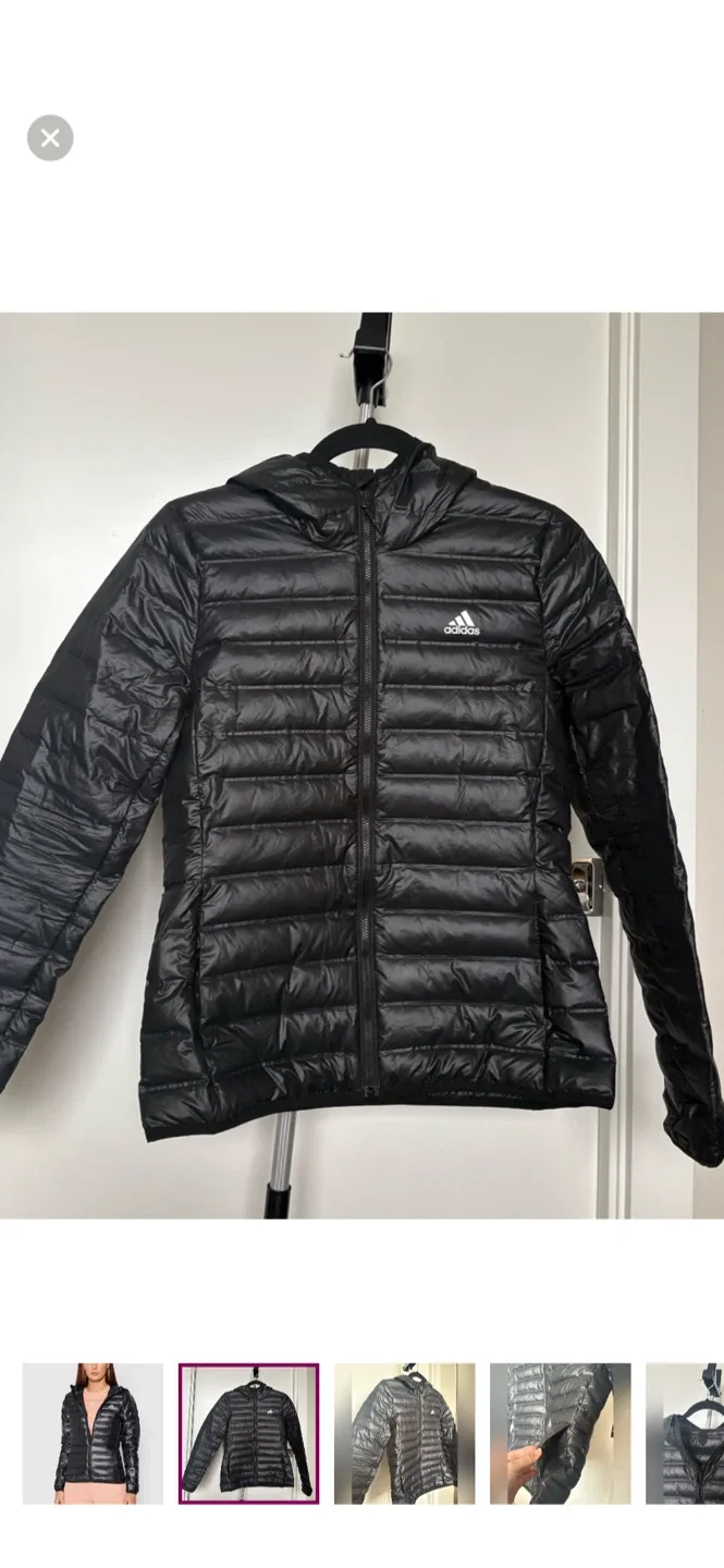 #Cleanout Adidas Black Padded Jacket